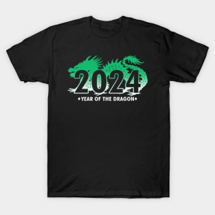 New Year 2024 Year Of The Dragon Cool New Year T-Shirt